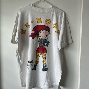 Vintage Cartoon Graphic  T-Shirt